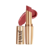 LAKMÉ LAKM Lakme Powerplay Priming Matte Lipstick, Smooth Finish, Lightweight Smudgeproof, Lasts 16hrs, Hydrates Lips,, Roseatte Red, 3.6g | Red