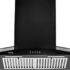 Hindware Smart Appliances Forenza Blk 60 Wall Mounted Black 1100 CMH Chimney