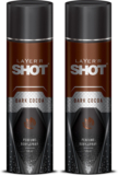 LAYER’R Shot Dark Cocoa Deodorant Spray  –  For Men(240 ml, Pack of 2)