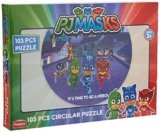 Funskool-Pj Masks Circular,Educational,103 Pieces,Puzzle,for 3 Year Old Kids and Above,Toy Multicolor