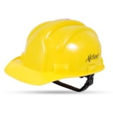 Aktion Ak H02_Wht Safety Helmets Rachet Type, Color: Yellow, Pack Of 25, Is 2925:1984
