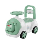 Lifelong Cuppy Bunny Ride-On Toy Car for Kids |Push Car with Under-Seat Storage, Rounded Edges & Steering Wheel | Lightweight Baby Ride-On | Indoor & Outdoor Car for 1-3 Years (LLCBBR02, Green)