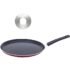 Butterfly Granza Non Stick Kadai with Glass Lid | 240 mm |Non-Stick Premium Virgin Aluminium | Induction Base| PFOA Free | Scratch Resistant