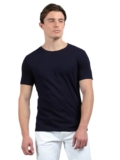 Dollar Pack of 1 Cotton Solid Men Tshirt Navy