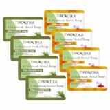 Drontika Wild & Pure Handmade Assorted Bath Soap Saffron & Khus Glycerin Combo Of Fresh Bathing Bar (Pack Of 8) Each 125gm