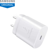 Samsung Original 25W, Type C Power Adaptor Compatible For All Samsung Devices (Super Fast Charge 3.0)(White)