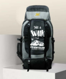 Jirfashion Adventure Rucksacks For Men Camping Hiking Trekking Backpack Bag Rucksack  – 60 L(Grey)