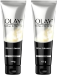 Olay Total Effects Foaming Cleanser | Face Wash | Fights 7 Signs of Ageing | With Niacinamide and Green Tea Extracts | Normal, Oily, Dry, Combination Skin | 100g (Pack of 2)
