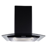 Elica 60 Cm 1100 M3/Hr Chimney (Escg Bf 60 Nero, 1 Baffle Filter, Black)
