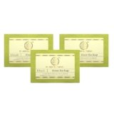 Khadi Natural Green Tea Soap | Herbal Handmade Soap | Bathing Soap For Body Acne and For Rejuvenating Skin | Suitable for All Skin Types| Pack of 3