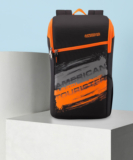 AMERICAN TOURISTER Zest Sch Bag 24 L Backpack(Black, Orange)