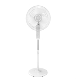 Polycab Aery 400Mm Oscillating Pedestal Fan For Home, Office | Aerodynamic Blades With Cutting Edge Design | 100% Copper Winding Motor | 2 Years Warranty【White】