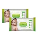 Bodyguard Aloe Vera Based Natural Wet Wipes For Babies With Goodness Of Vitamin E | Moisturizing Baby Wet Wipes For Baby’s Skin | Antibacterial Baby Wipes Combo | 144 Wipes | Combo of 2 x 72 Pieces