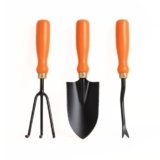 Ocean Mart Garden Tool Set of 3 Pcs – Home Tools & Gardening Tools Kit for Home Garden- (Big Trowel, Cultivator, Weeder) – Terrace Gardening Accessories, Gardening Essentials, Garden Tools Heavy Duty
