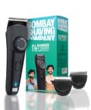 Bombay Shaving Company All Rounder 2-in-1 Trimmer for Men | Beard & Body Grooming with Dual Heads | Ceramic Blades for Sensitive Skin | 38 Style Settings | 120 Min Runtime | Type-C Fast Charge