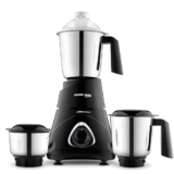 Voltas Beko, A Tata Product Superefficient 750 W Mixer Grinder With Grindx Technology (G7503Hp-Bl | 3 Jars | Black)