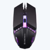 Zebronics Zeb Phero With Dpi Switch, High Precision, Plug & Play, 4 Buttons Wired Ambidextrous Optical  Gaming Mouse(Usb 2.0, Rainbow Led)