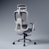 Green Soul Orion | Ergonomic Office Chair For Work With Dual Panel Backrest | Seat Slider | 3D Armrest | 3 Year Warranty | Grey