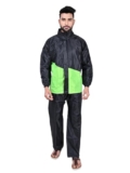 Rupa Rainwear For Men, Dual Tone Collection, Waterproof Pvc Rain Jacket With Pants And Carry Bag, Pack Of 1