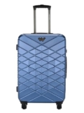 Wildcraft 100% Polyster Saiph Luggage Bag/Trolley Bag/Suitcase for Mens & Womens | Unisex Luggage Bag with Wheels | Trolley Bag (Blue,M+L)