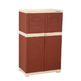 Prima Alfa-Deluxe Plastic Cabinet With Extension For More Storage (Medium) | Space Organizer | Cupboard | Multipurpose For Home Kitchen & Office