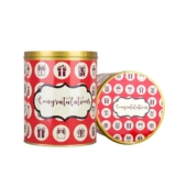 CookieMan Congratulations Gift Pack| Wheat Assorted Cookies Gift Box | Choco Chip, Double Choco Chip, Butter Cashew & More | Ideal for Celebrations, 600 Gram