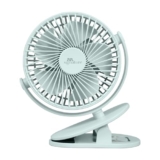 Rr Signature Buddy Mini 110Mm Portable Clip Fan | 4H Battery | Silent & C Type Rechargeable | 360° Rotation | Multi-Clip Function | Portable Cooling | Personal Cooling Fan For Home [Aqua Green]