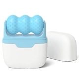 Sagrach Ice Roller With 2 Roller Heads | Portable Skin Cooling Beauty Facial Massager | 2 In 1 Cold Skin Rejuvenation V Shape Ice Eye Roller (Blue)