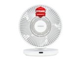 Acerpure Cozy F3 Table Fan with Air Circulator |3years warranty| Energy efficient BLDC motor|Remote control|3D airflow technology |Swing mode |16 speed control and LED display|Whisper-quiet (White)