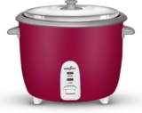 Kenstar My Cook 2.0 Electric Rice Cooker With Steaming Feature(2 L, Red & Grey)
