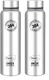 Pigeon by Stovekraft INOX Hydra Plus Stainless Steel Drinking Water Bottle 900 ml – Silver (Pack of 2)