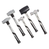 Amazonbasics Hammer Set – 5-Pieces, Shock-Absorbing Fiberglass Handle