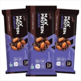 RiteBite Max Protein Ultimate Choco Almond 30g Protein Bars with 10g Fiber, Meal Replacement, Zero Added Sugar, No Cholesterol & Trans Fat, 100g (Pack of 1)