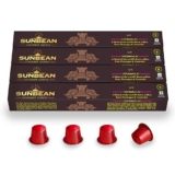 SUNBEAN Nicamalai Gourmet Coffee Capsules Box | Intensity – 9 | Nespresso® Compatible | Single Serve | Medium-Dark Roast | Pack of 40