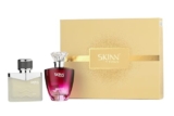 Skinn by Titan Raw and Celeste Perfumes for Men and Women, 50ml (Pack of 2)