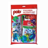 Polo Children Activity Kit – Complete Art And Craft Set For Kids With Oil Pastels, Plastic Crayons, Watercolor Pens, Ruler, Eraser, And Sharpener – Ideal For Creative Learning And School Projects