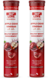 360 LOVE Apple Cider Vinegar Effervescent Tablet | Weight Management & Gut Health(2 x 20 Tablets)