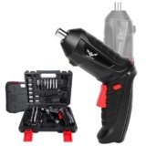 Power Screwdriver Cordless, JENABOM Screwdriver Bits Set Rechargeable, 3.6V Li-ion 3.5N·m Max Torque Electric Rotatable Drill Screwdriver for Home Improvement DIY Project, 47 Pcs