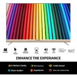 Power Guard 140 Cm (55 Inches) Frameless 4K Ultra Hd Smart Qled Tv Pg55Qled (Golden)