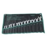 Sulfar Power Action Power Action 14pcs Combination Wrench Set CWS01 CRV Nickel Plated Different Sizes Available from 8mm-24mm Alongwith Tool Bag (CWS01)