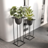 Lifelong Plant Stand For Balcony & Living Room, 15Kg Capacity, Anti-Rust Metal Pot Stand For Indoor & Outdoor Plants
