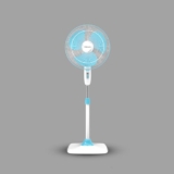 Bajaj Rapido 400 MM Pedestal Fan For Home | Full Copper Motor | High Speed Operation | Overload Thermal Protector | 2 Yrs Warranty 【Pearl Blue】