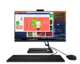 Lenovo Ideacentre Aio 3 Ryzen 5 7430U 23.8″ Fhd Ips 3-Side Edgeless All-In-One Desktop With Alexa Built-In (8Gb/512Gb Ssd/Win11/Mso 21/3Wx2 Speakers/Hd Camera/Usb Calliope Keyboard & Mouse) F0G1013Ein
