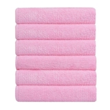 Bathla Spic & Span Multi Purpose Micro Fiber Cleaning Cloth – 340 GSM: 30cmx30cm (Pack of 6 – Pink)