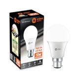 Orient Electric Polycarbonate High Glo Led Lamp 5W, (Cool White, 6500K, B22 – Pack Of 1)
