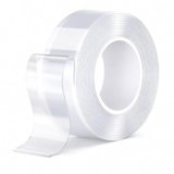 Multipurpose Double Sided Nano Tape Heavy Duty – Strong Adhesive Silicone Gel Tape, Heat Resistant, Removable, Washable & Reusable Anti-Slip Multi-Functional Grip