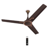 Kuhl Prima A1 1200Mm 65% Power Saving Bldc Ceiling Fan With Remote| Bee 5 Star Rated & Isi Marked| 29W | Low Noise| High Air Flow| Stylish Design |5 Yrs Warranty On Motor |Espresso | Free Installation