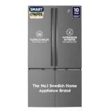 Electrolux 600L SmartChoice Frost Free Inverter French Door Refrigerator, TasteLockPlus Technology, FlexStor, Matte Dark Grey Stainless Steel, UltimateTaste 700, EQE6000A-B