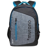 Murano Matrix 26 Ltr Laptop Backpack For 15.6 Inch Laptop And Polyester Water Resistance Backpack For Men And Women- Grey
