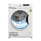 Godrej 7 Kg 5 Star, With Ai Tech, I-Sense Technology Fully-Automatic Front Load Washing Machine (Wfeon Crs 7010 5.0 Fkedm Glwh, Inbuilt Heater And Fabrisafeâ„¢ Drum, Glacial White)